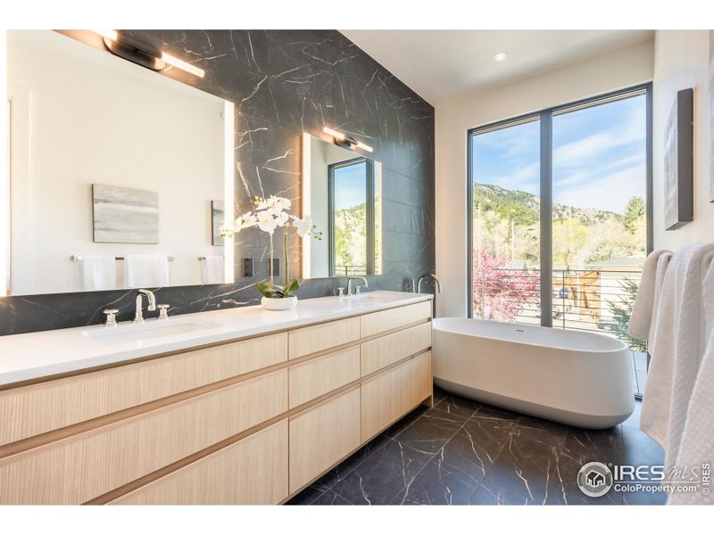 Furnished interior view inside a new home in , Boulder (Image 13).