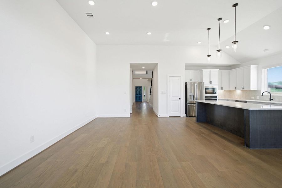 Spacious, unfurnished interior of a new home in Lariat, Liberty Hill (Image 19). Spacious, unfurnished interior of a new home in Lariat, Liberty Hill (Image 19).