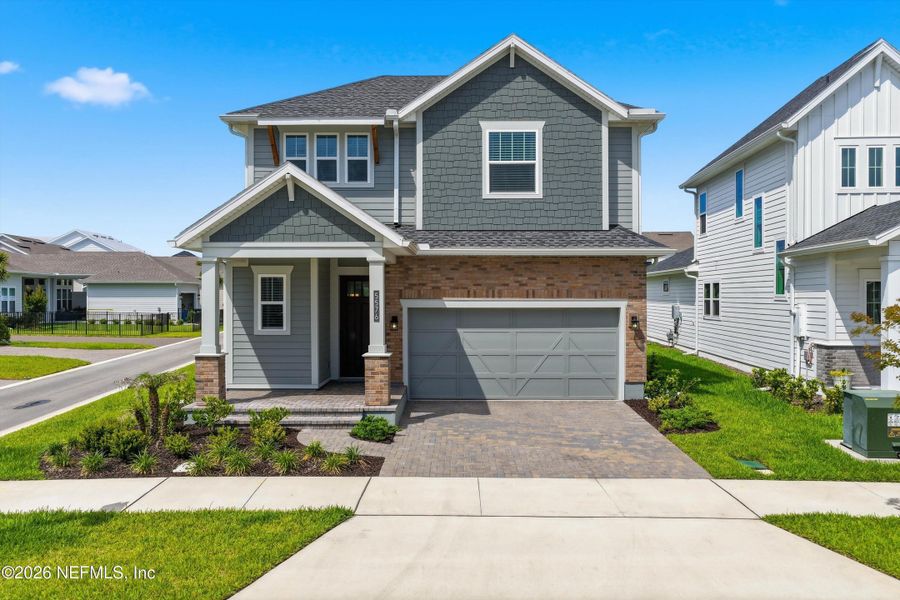 Front exterior of a new home in , Jacksonville, FL, highlighting curb appeal (Image 30). Front exterior of a new home in , Jacksonville, FL, highlighting curb appeal (Image 30).