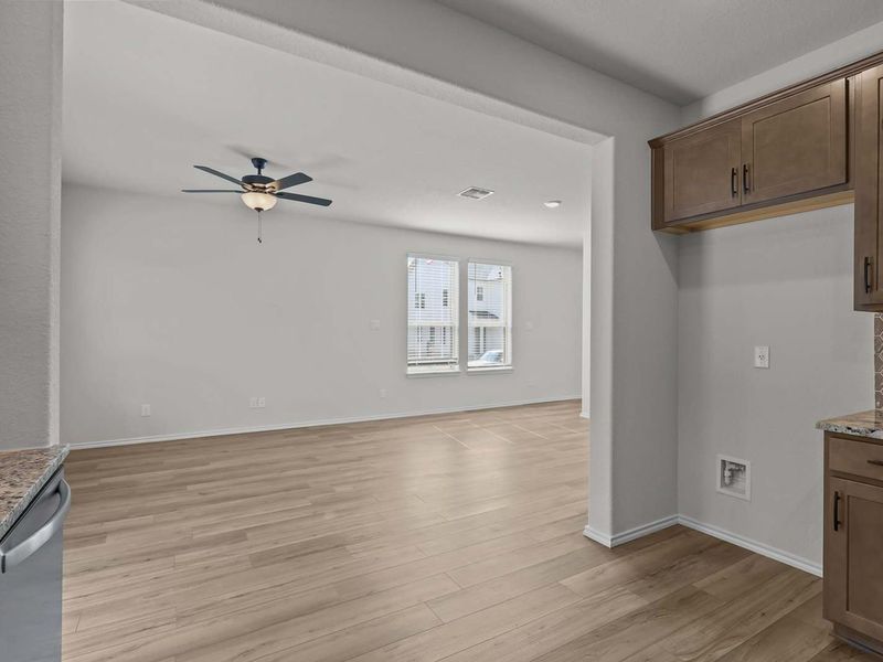 Representative unfurnished interior of a home built from the The Florence B by Davidson Homes LLC in Cedar Heights, San Antonio (Image 23).