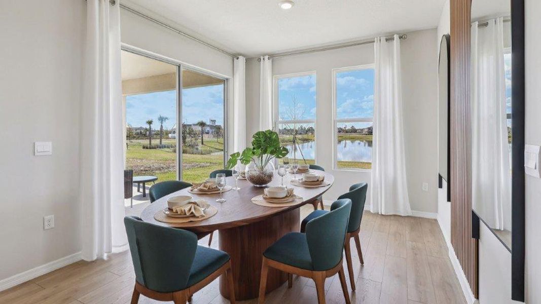 Furnished interior view inside a new home in Hawthorne Ranch, Lakeland (Image 9).