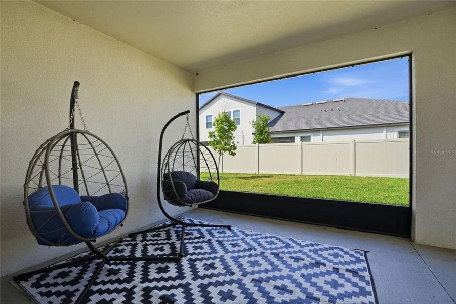 Exterior details and patio area of a home in Mirada Active Adult, San Antonio (Image 22).