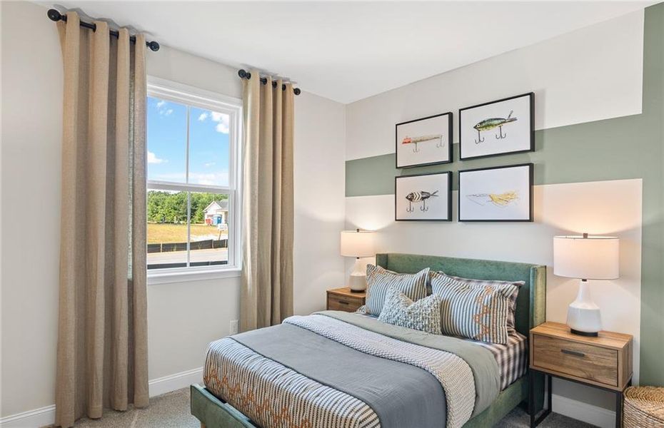 Furnished interior view inside a new home in Overland, Locust Grove (Image 16).