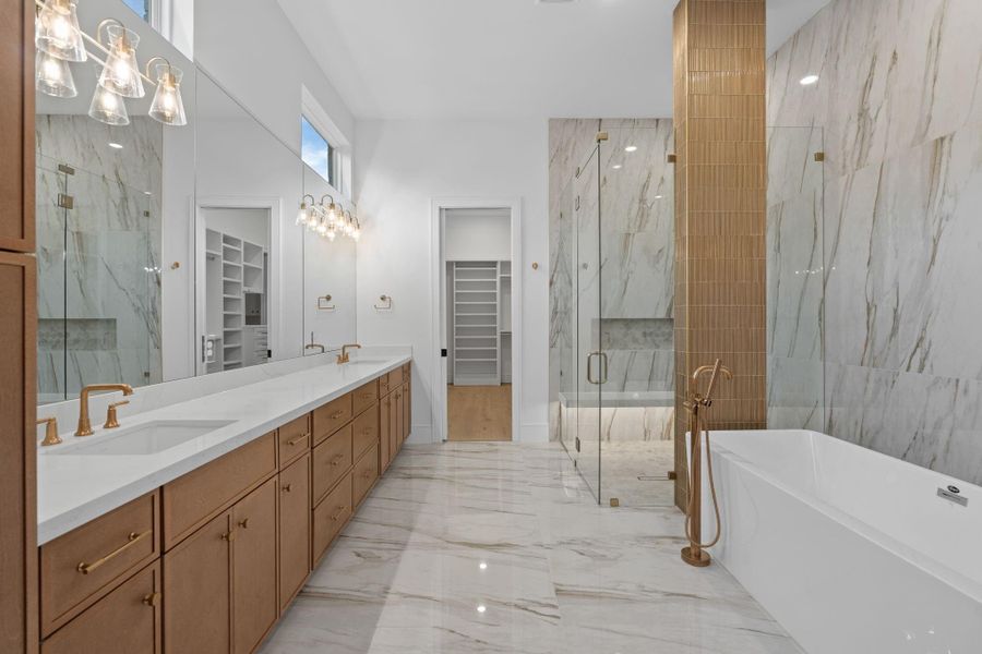 Furnished interior view inside a new home in , Houston (Image 6).