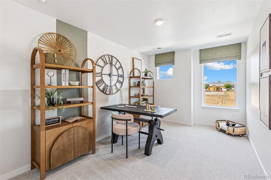 Furnished interior view inside a new home in Settlers Crossing, Commerce City (Image 23).
