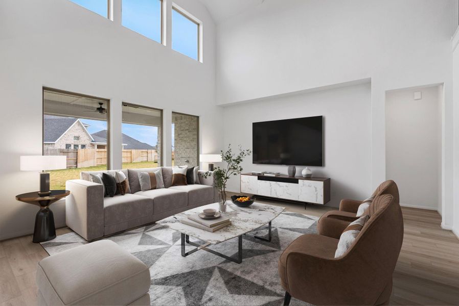 Furnished interior view inside a new home in Valencia, Manvel (Image 7).