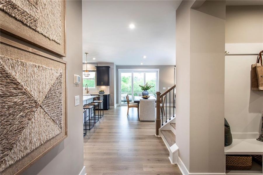 Furnished interior view inside a new home in Hopewell Reserve, Cumming (Image 18). Furnished interior view inside a new home in Hopewell Reserve, Cumming (Image 18).