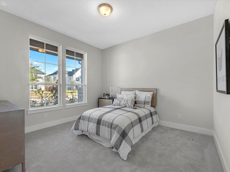Furnished interior view inside a new home in Dunham Pointe 60′, Cypress (Image 8).