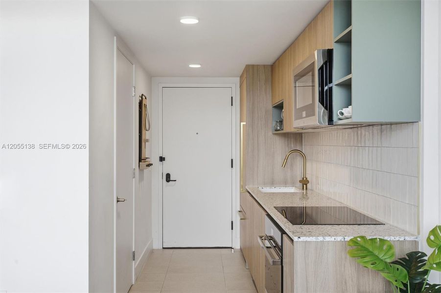 Furnished interior view inside a new home in , Miami (Image 11). Furnished interior view inside a new home in , Miami (Image 11).