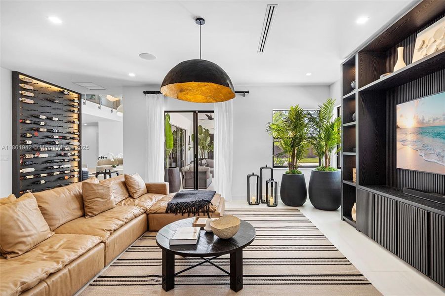 Furnished interior view inside a new home in , Miami (Image 36). Furnished interior view inside a new home in , Miami (Image 36).