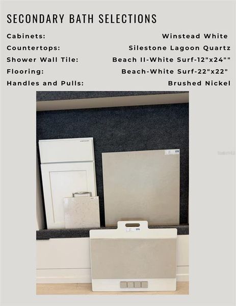 Sample of building materials used in homes in Grandura, Sarasota (Image 12).