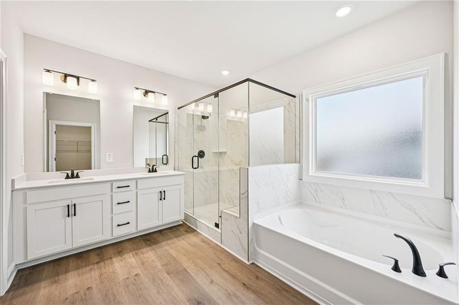 Furnished interior view inside a new home in River Pointe, Monroe (Image 16).