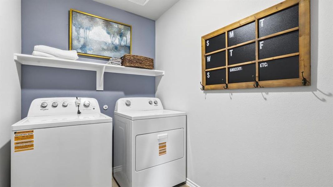 Furnished interior view inside a new home in Townes Landing, Fort Worth (Image 24).