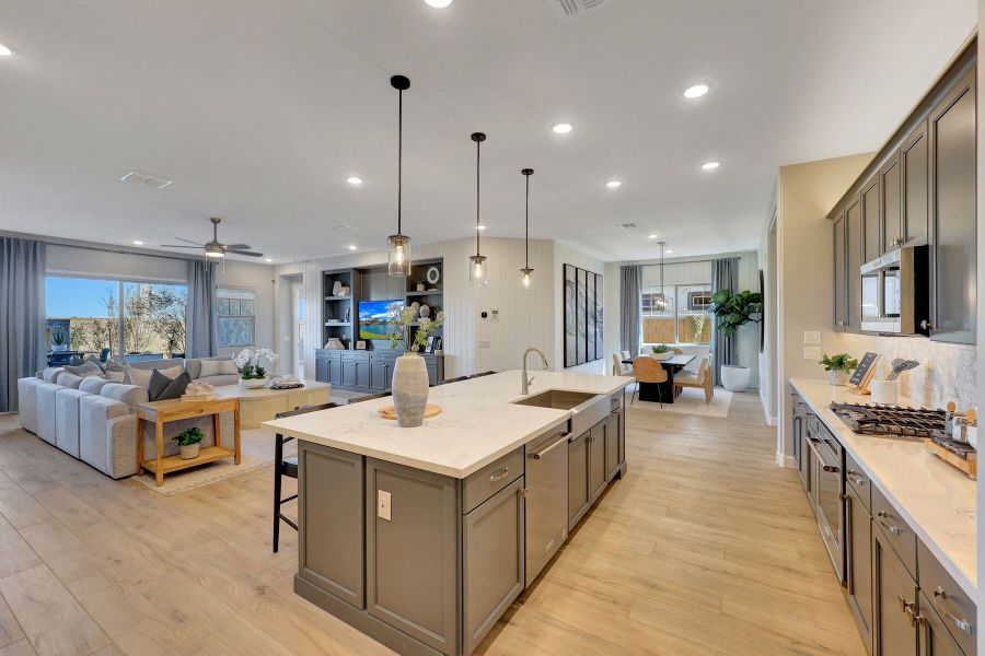 Representative furnished interior of a home built from the Violet by Mattamy Homes in White Tank Vistas, Waddell (Image 26).