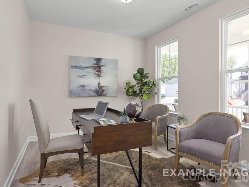 Furnished interior view inside a new home in Enclave at Belmont, Belmont (Image 7).