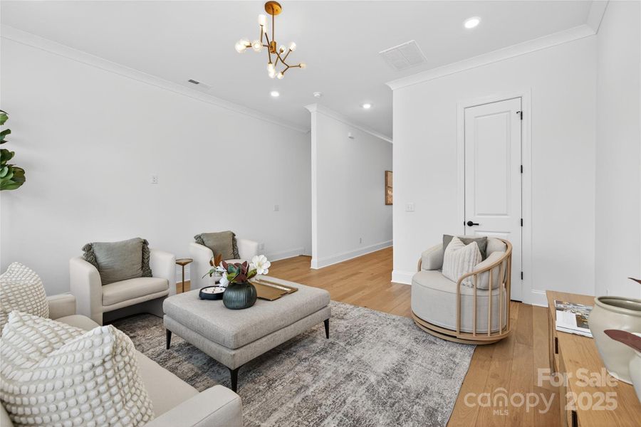 Furnished interior view inside a new home in , Charlotte (Image 16).