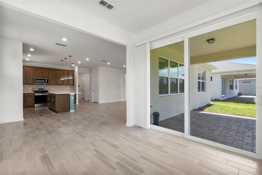 bonus sun room off kitchen