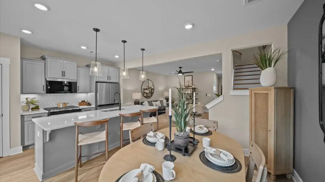 Furnished interior view inside a new home in Clayton Crossing, Arden (Image 12).