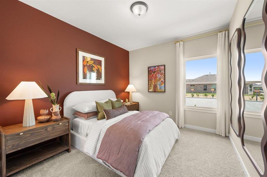 Furnished interior view inside a new home in , Fort Worth (Image 12).