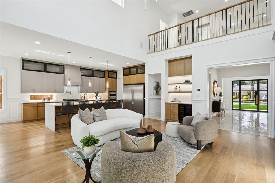 Furnished interior view inside a new home in , Dallas (Image 10).