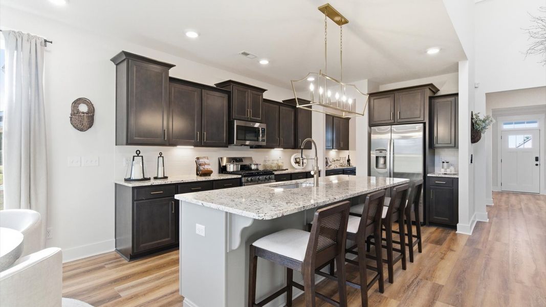 Representative furnished interior of a home built from the Kendrick by DRB Homes in Wells Crossing, Seneca (Image 25).