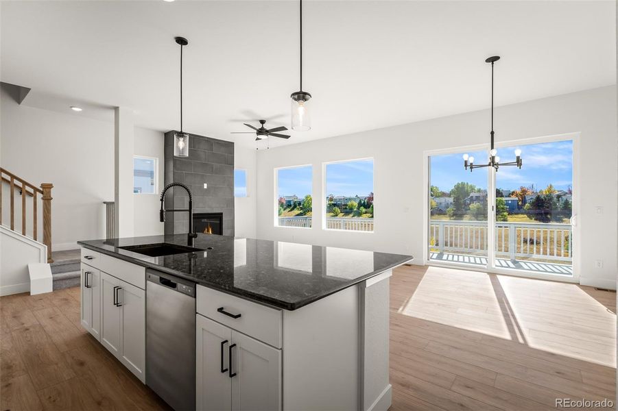 Furnished interior view inside a new home in Trailside at Cottonwood Creek, Colorado Springs (Image 28).