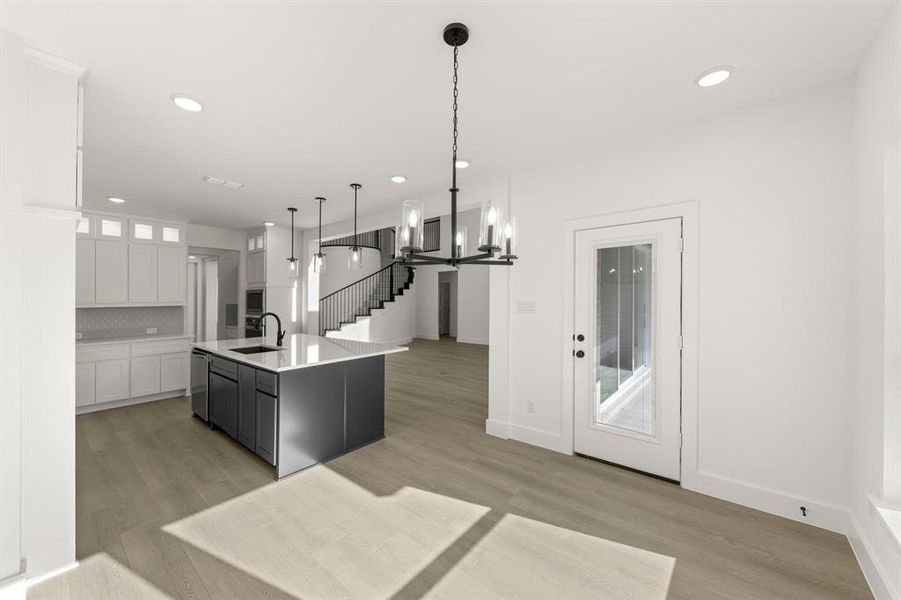 Furnished interior view inside a new home in Valencia on The Lake, Little Elm (Image 10).