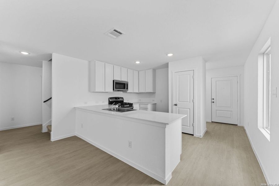 Furnished interior view inside a new home in Waterwheel, San Antonio (Image 12).