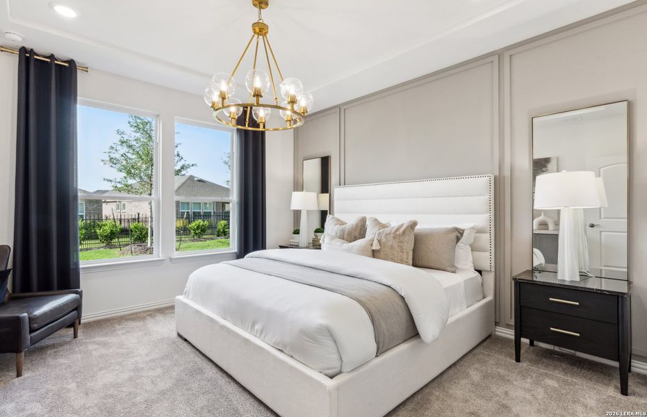 Furnished interior view inside a new home in Del Webb New Braunfels at Veramendi, New Braunfels (Image 26).