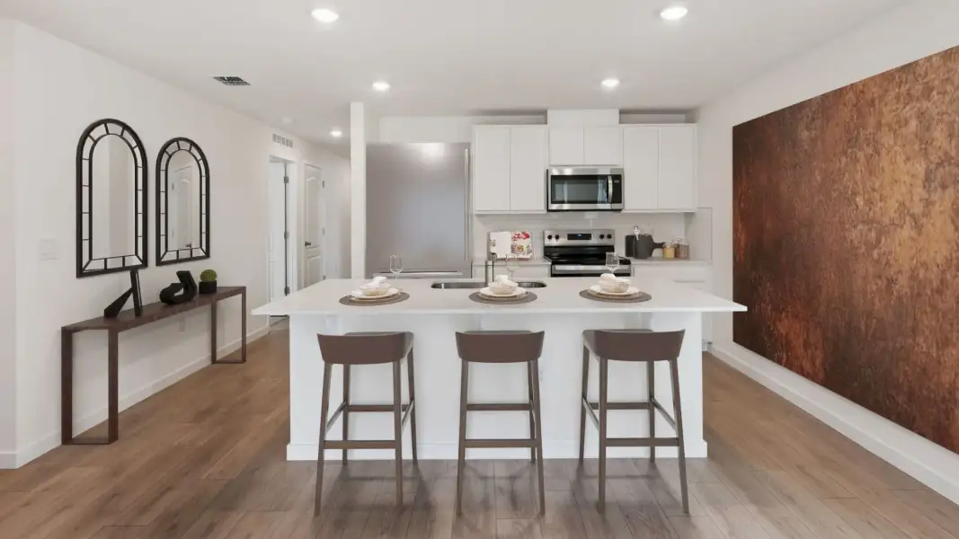 Furnished interior view inside a new home in Campbell Crossing, Port Orange (Image 2).