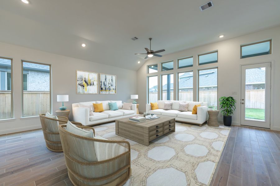 Furnished interior view inside a new home in Amira: Heritage Collection, Tomball (Image 6).