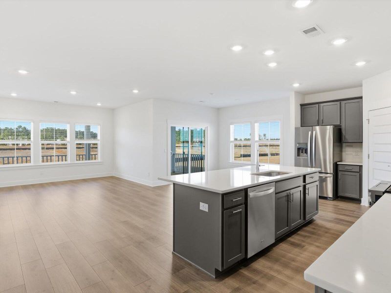 Furnished interior view inside a new home in The Coves at Lakes of Cane Bay, Summerville (Image 19).