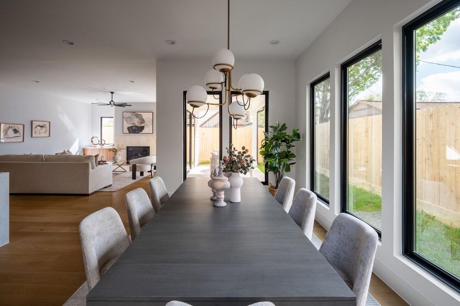 Furnished interior view inside a new home in , Houston (Image 17).