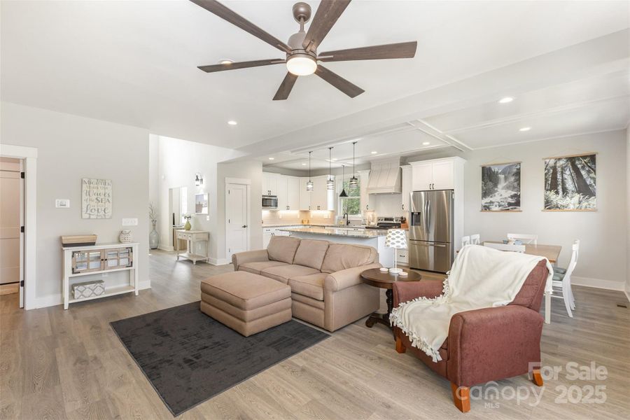 Furnished interior view inside a new home in , Clover (Image 5). Furnished interior view inside a new home in , Clover (Image 5).