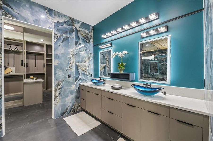 Furnished interior view inside a new home in , Hoschton (Image 12).