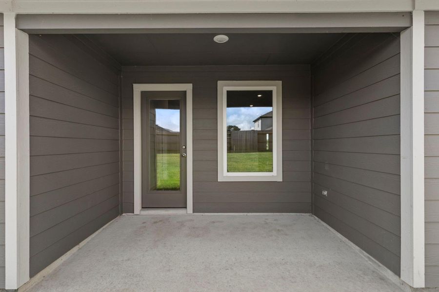 Exterior details and patio area of a home in , Mason (Image 3). Exterior details and patio area of a home in , Mason (Image 3).