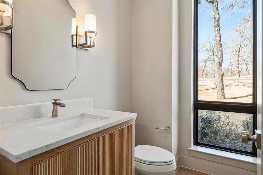 Half bath on main level