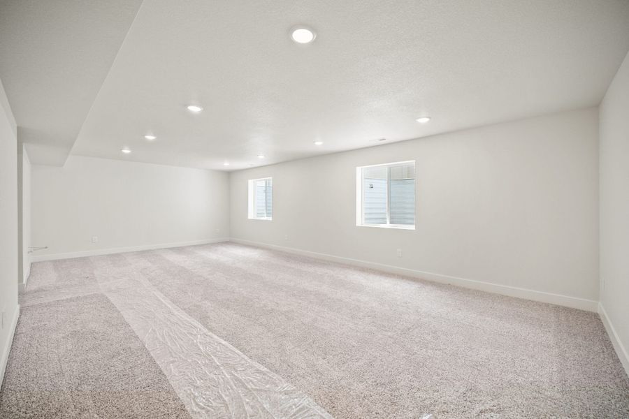 Representative unfurnished interior of a home built from the Fir by View Homes in Aspen Ranch, Fountain (Image 28).