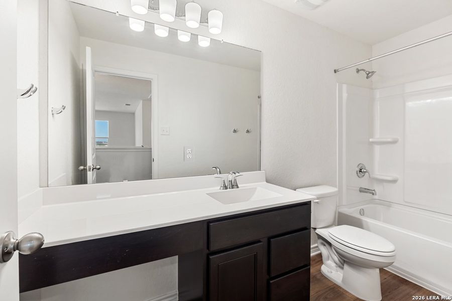 Furnished interior view inside a new home in Knox Ridge, Converse (Image 9). Furnished interior view inside a new home in Knox Ridge, Converse (Image 9).