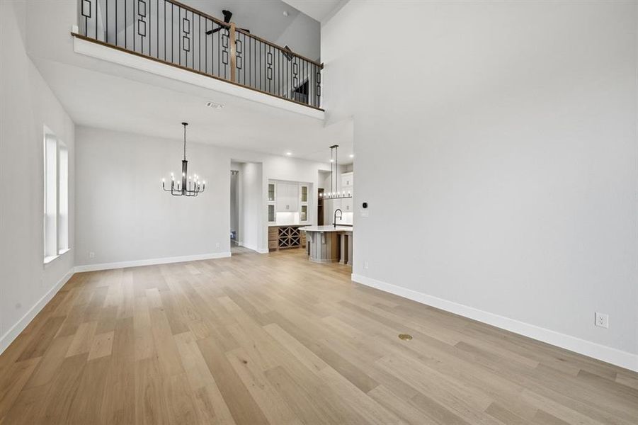 Spacious, unfurnished interior of a new home in Star Trail: 55ft. lots, Prosper (Image 25).