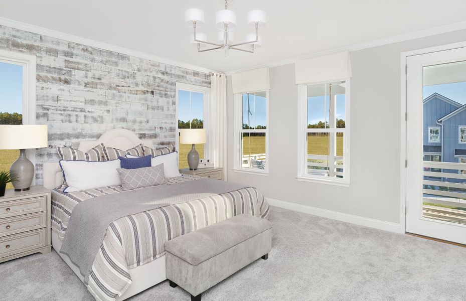 Representative furnished interior of a home built from the Marigold by Pulte Homes in Long Savanna, Charleston (Image 6).