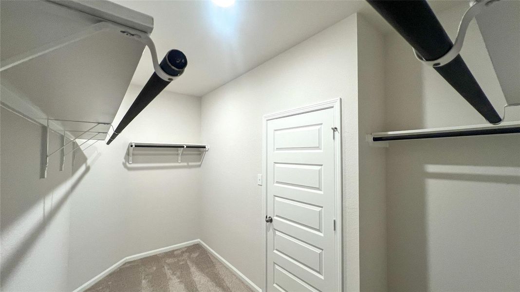 The Sparrow II- Primary bedroom suite closet
