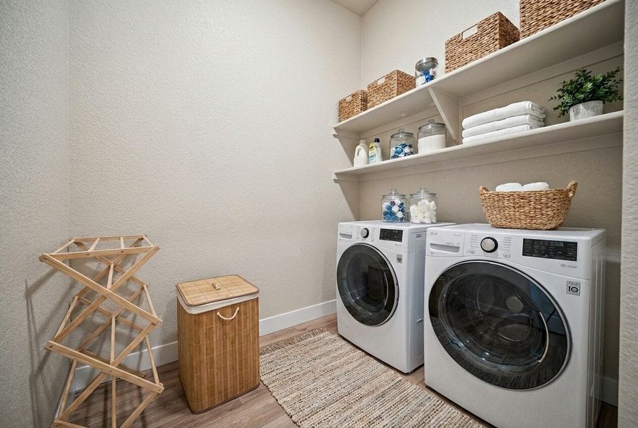 Furnished interior view inside a new home in Pony Park, Colorado Springs (Image 12).