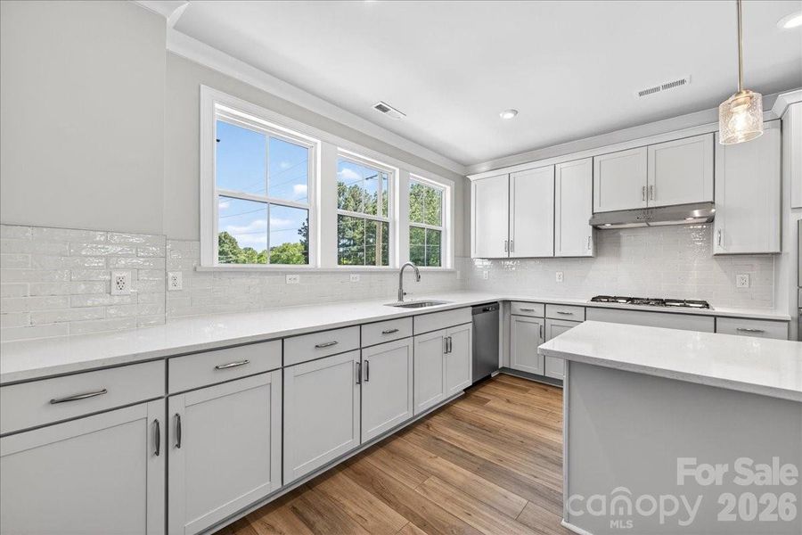 Ample storage in the gourmet kitchen Ample storage in the gourmet kitchen