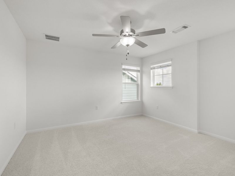 Spacious, unfurnished interior of a new home in Whisper Valley, Manor (Image 20). Spacious, unfurnished interior of a new home in Whisper Valley, Manor (Image 20).