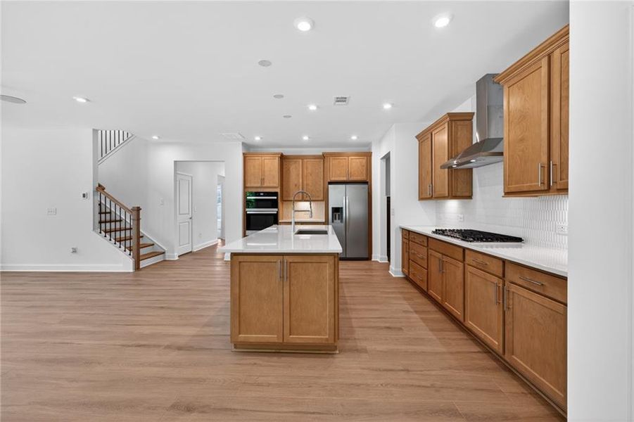 Furnished interior view inside a new home in Riversprings, Dacula (Image 13).