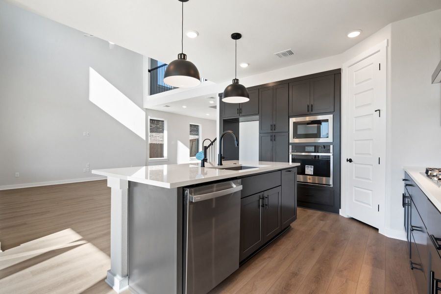 Furnished interior view inside a new home in Flora, Hutto (Image 12).
