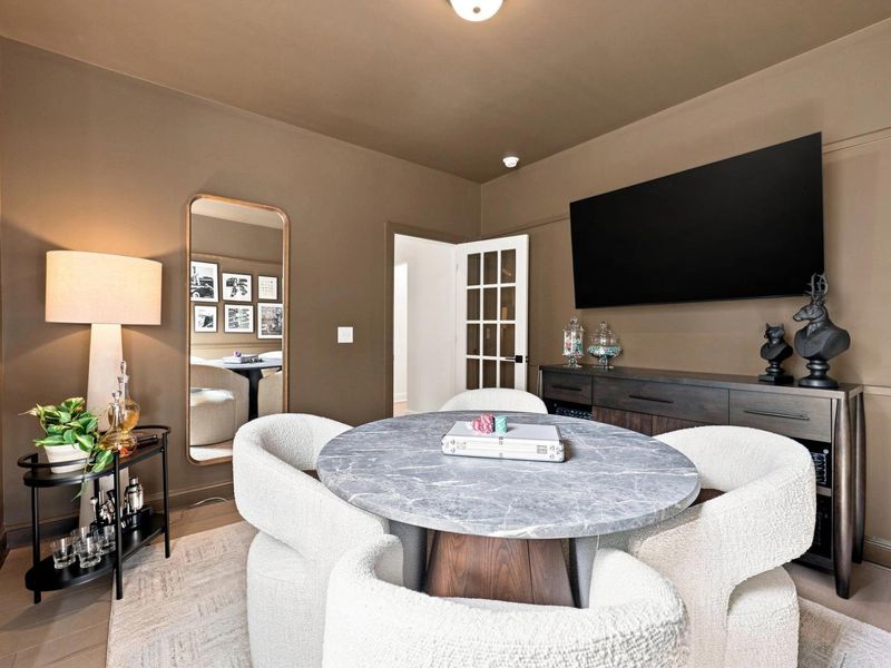 Representative furnished interior of a home built from the The Barrington by Davidson Homes LLC in Rockport, Wake Forest (Image 42).