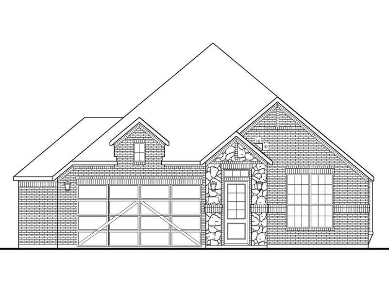 Exterior rendering of this home design in , Pilot Point, TX (Image 6). Exterior rendering of this home design in , Pilot Point, TX (Image 6).