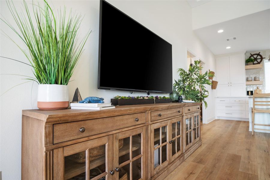 Furnished interior view inside a new home in , Crystal Beach (Image 13). Furnished interior view inside a new home in , Crystal Beach (Image 13).
